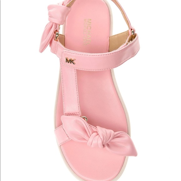 Michael Kors Shoes - NWT Michael Kors Phoebe Strappy Bow Sandal - Size 9 - Pink